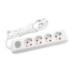 Viko Multi Let Topraklı Beyaz 5 m 4'lü Priz