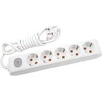 Viko Multi Let Topraklı Beyaz 5 m 5'li Priz