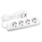 Viko Multi-let Topraklı Çocuk Korumalı 2 Metre Siyah 4'lü Grup Priz
