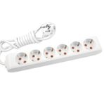 Viko Multi-Let Topraklı Kablolu Çocuk Korumalı Altılı Priz