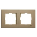 Viko Novella 92190622 Bronz İkili Çerçeve