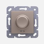 Viko Novella/Trenda Bronz PRO Dimmer RL 20-500W Mekanizma+Düğme/Kapak