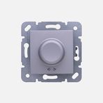 Viko Novella/Trenda Gümüş PRO Dimmer RL 20-500W Mekanizma+Düğme/Kapak