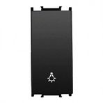 Viko Panasonic 1M Modüler Siyah Light Yaylı Anahtar Kapak