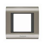 Viko Panasonic Thea 2 m Sistema Serisi İnox Füme Çerçeve
