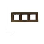 Viko Panasonic Thea 3x2M Ultima Metal Eloxal Bronz Renk Çerçeve