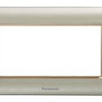 Viko Panasonic Thea 4M Sistema Inox Matt Dore Çerçeve