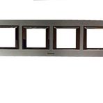 Viko Panasonic Thea 4x2M Ultima Metal Eloxal Gümüş Renk Çerçeve