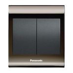 Viko Panasonic Thea Blu 2'li Una Füme Kapak Anahtar Çerçeve