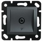 Viko Panasonic Thea Blu Füme Uydu Prizi F Kollektörlü Sonlu Çerçevesiz WBTR04515DG-TR