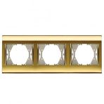 Viko Panasonic Thea Blu Gold + Dore Üçlü Çerçeve