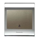 Viko Panasonic Thea Blu Light Chrome Beyaz Kapak Dore Anahtar Çerçeve