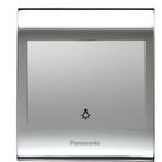 Viko Panasonic Thea Blu Light Chrome Beyaz Kapak Metalik Beyaz Anahtar Çerçeve