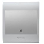 Viko Panasonic Thea Blu Light Chrome Matt Kapak Metalik Beyaz Anahtar Çerçeve