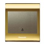 Viko Panasonic Thea Blu Light Gold Dore Kapak Dore Anahtar Çerçeve