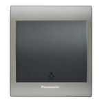 Viko Panasonic Thea Blu Light Inox Beyaz Kapak Füme Anahtar Çerçeve