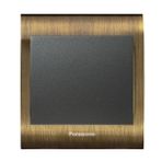 Viko Panasonic Thea Blu Tekli Antique Dore Kapak Füme Anahtar Çerçeve