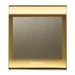 Viko Panasonic Thea Blu Tekli Gold Dore Kapak Anahtar Çerçeve
