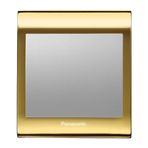 Viko Panasonic Thea Blu Tekli Gold Dore Kapak Metalik Beyaz Anahtar Çerçeve