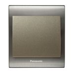 Viko Panasonic Thea Blu Tekli Inox Beyaz Kapak Dore Anahtar Çerçeve