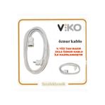 Viko Tekli Uzatma Seyyar Kablo (8 Metre) ( 3X2.5 Ttr Öznur Kablo Tam Bakır) Ttr Kablo Tseli Ho5Vv-F