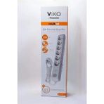 Viko Topraklı Çocuk Korumalı 1,5 mt 90117632 Multi-Let Şok Korumalı Altılı Grup Priz