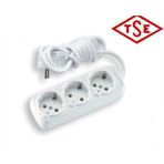 Viko Topraklı Uzatma Kablosu 3lü 2 Metre 3x1.5