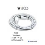 VİKO Topraklı Uzatma Seyyar Kablosu 20 Metre