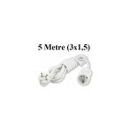 Viko Topraklı Uzatma Seyyar Kablosu 5 Metre Tekli Priz 3x1,5 mm Seyyar Uzatma Kablosu - 3 x 1,5 mm