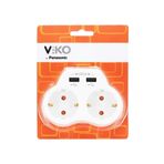 Viko Topraklı ve Usb Çıkışlı Fiş Priz