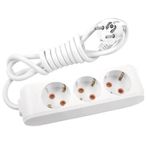 Viko Üçlü Uzatma Kablosu 10 Metre 3x1.5 mm Bakır Fiş Priz Tse 3lü 10 mt Grup 3500 W