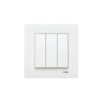 VİKO Viko Karre 3 Lü Anahtar Beyaz 90967068