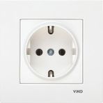 Viko VİKO0029 Karre Tekli Beyaz Çerçeve