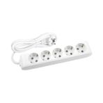 Viko VİKO0129 Topraklı Çocuk Korumalı Klemensli Multi-Let Beşli Priz