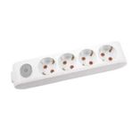 Viko VİKO0148 Topraklı Çocuk Korumalı Klemensli Multi-Let Altılı Priz