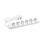 Viko VİKO0149 Topraklı Çocuk Korumalı Klemensli Multi-Let Altılı Priz
