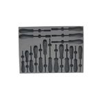 VIKTEC RİCO Tornavida Takımları Uyumlu EVA Sünger Organizer (Düz - Yıldız - Torx - Lokma Tornavida Uyumlu)