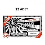 Viktoria Kumaş Boyası Siyah 12 Adet
