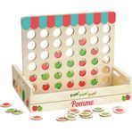 Vilac Four Apples In A Row Sıralı 4 Elma Oyunu