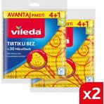 Vileda 10 Paket 4 lü 30% Mikrofiberli Mutfak Bezi