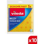 Vileda 10 Paket 5'li Bezzy Temizlik Bezi - 10'lu