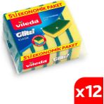 Vileda 12 Paket 5'li Yeşil Klasik Düz Sünger - 12'li