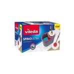 Vileda 170644 Spino Ultra Kırmızı Siyah Temizlik Seti