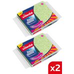 Vileda 2 Paket 2 Li Parlak Konfor Düz Bulaşık Süngeri
