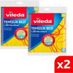 Vileda 2 Paket %30 Mikrofiberli Mutfak Bezi 5’li - 2'li