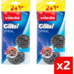 Vileda 2 Paket 3'lü Çelik Bulaşık Teli - 2'li