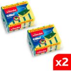 Vileda 2 Paket 5'li Yeşil Klasik Düz Sünger - 2'li