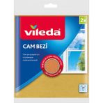 Vileda 2'li Paket Mikrofiber Cam Bezi Ergonomik Tasarım ile Tüm Cam Yüzeyler için Temizlik