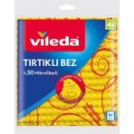 Vileda %30 Mikrofiber Temizlik Bezi Seti 4'lü Yüksek Emicilik Özelliği ile Tüm Yüzeyler İçin