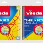 Vileda %30 Mikrofiberli Mutfak Bezi Sarı (Paket İçi 3 Lü Pk) (2 Li Set)